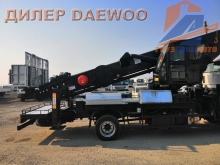 Автовышка Hansin 45m (2014г) на шасси Daewoo Novus (2019г) в Москве - 3