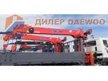 Daewoo Novus 15,5 тонн c КМУ Kanglim 2056 (7100кг)/ 2019г в Москве - 3