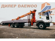 Daewoo Novus 15,5 тонн c КМУ Kanglim 2056 в Москве - 2